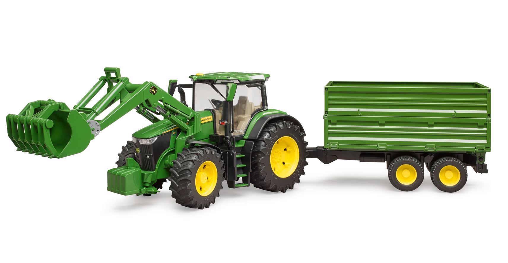 Τρακτέρ John Deere 7R 350 1:16 με καρότσα και φορτωτή - εικόνα 1